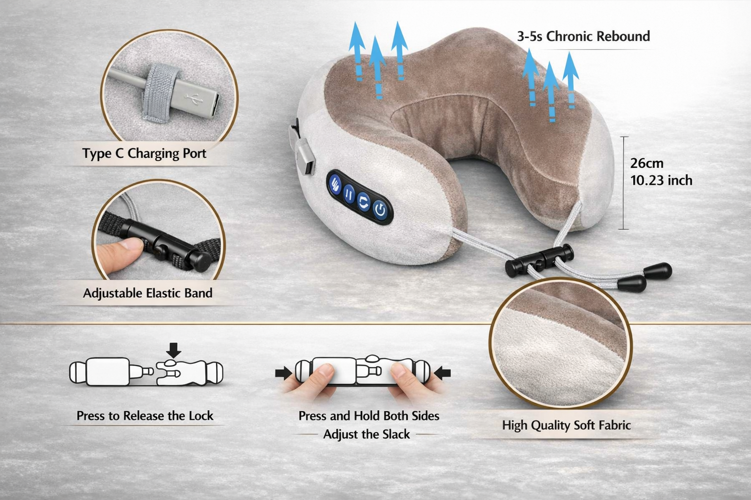 SnuggleBuzz™ Magic Massage Pillow