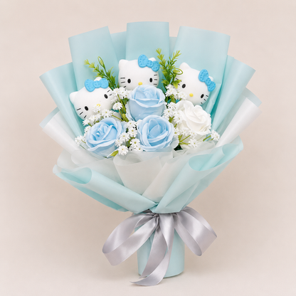 💙 Sky Blue Bloom Bouquet