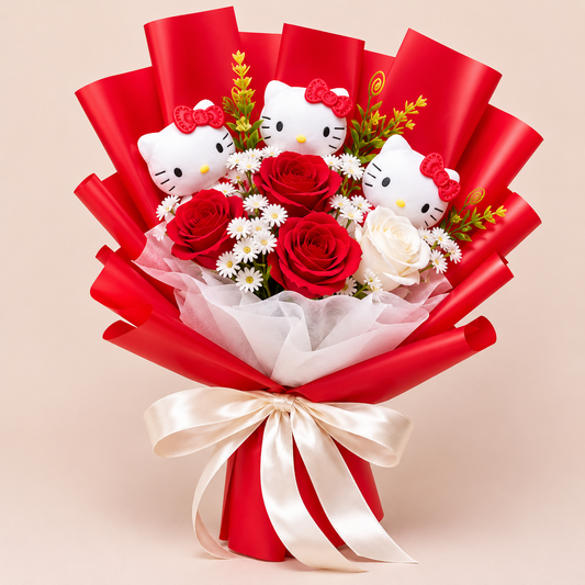 ❤️ Scarlet Bloom Bouquet